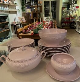 Hutschenreuther Drache modell rose Diner set 8 personen