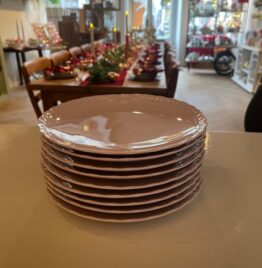 Hutschenreuther Drache modell rose 8 ontbijtborden 20CM