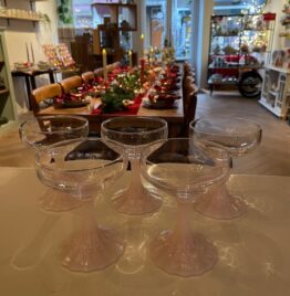 Hutschenreuther Porcelaine Rose glas likeur set van 5