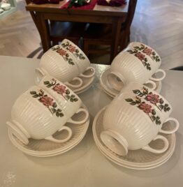 Thee kop & schotel Wedgwood Briar Rose