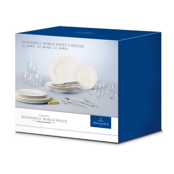 Wonderful World White 4 Friends 36-delige tafel-set Villeroy & Boch - Afbeelding 3
