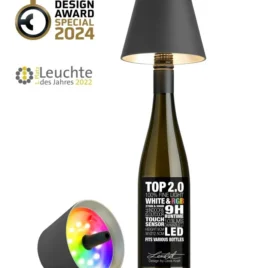 TOP 2.0 - RGB fleslamp Antraciet