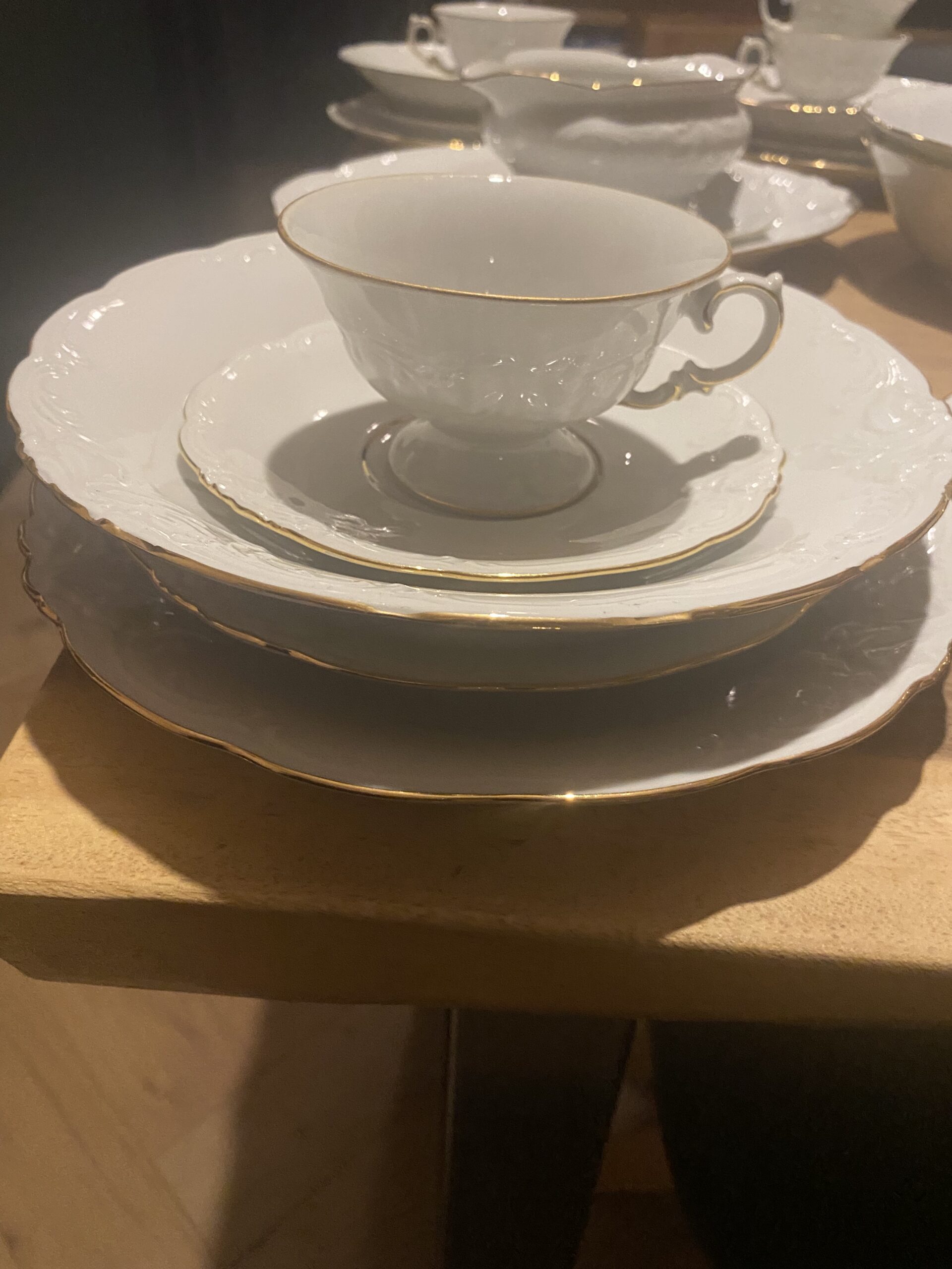 Wawel serviesset wit/goud voor 12 personen - Afbeelding 3