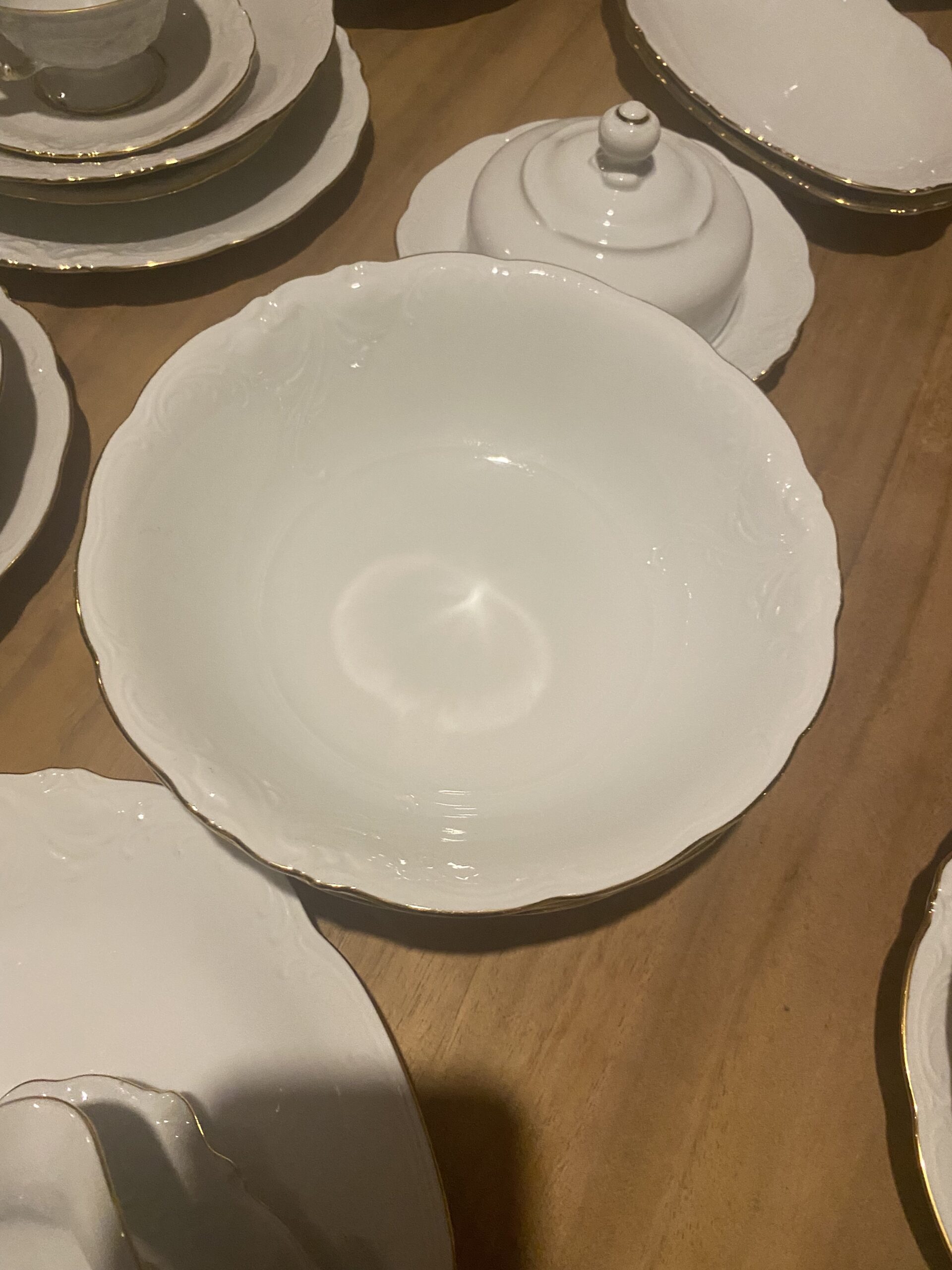 Wawel serviesset wit/goud voor 12 personen - Afbeelding 8