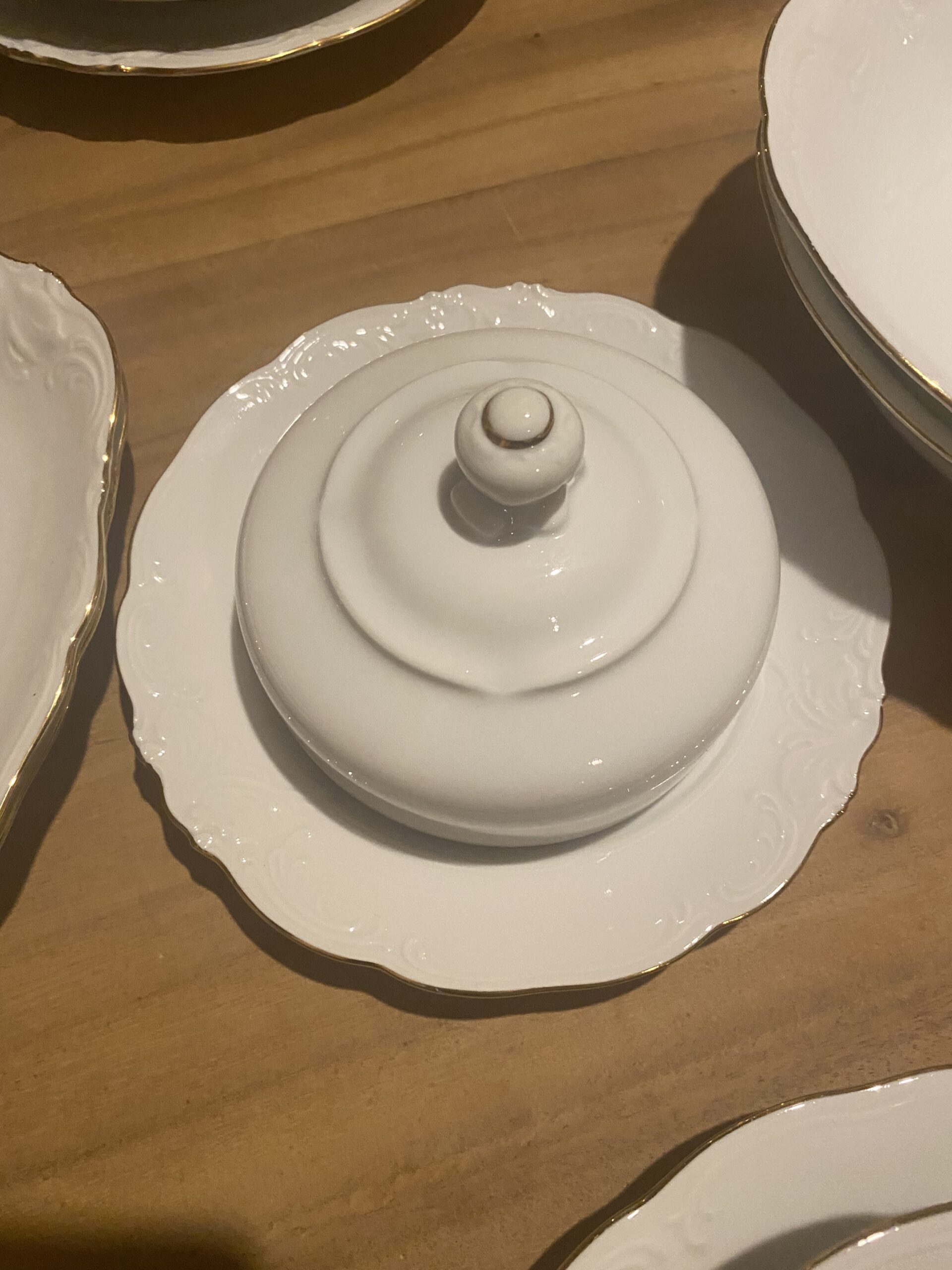 Wawel serviesset wit/goud voor 12 personen - Afbeelding 9