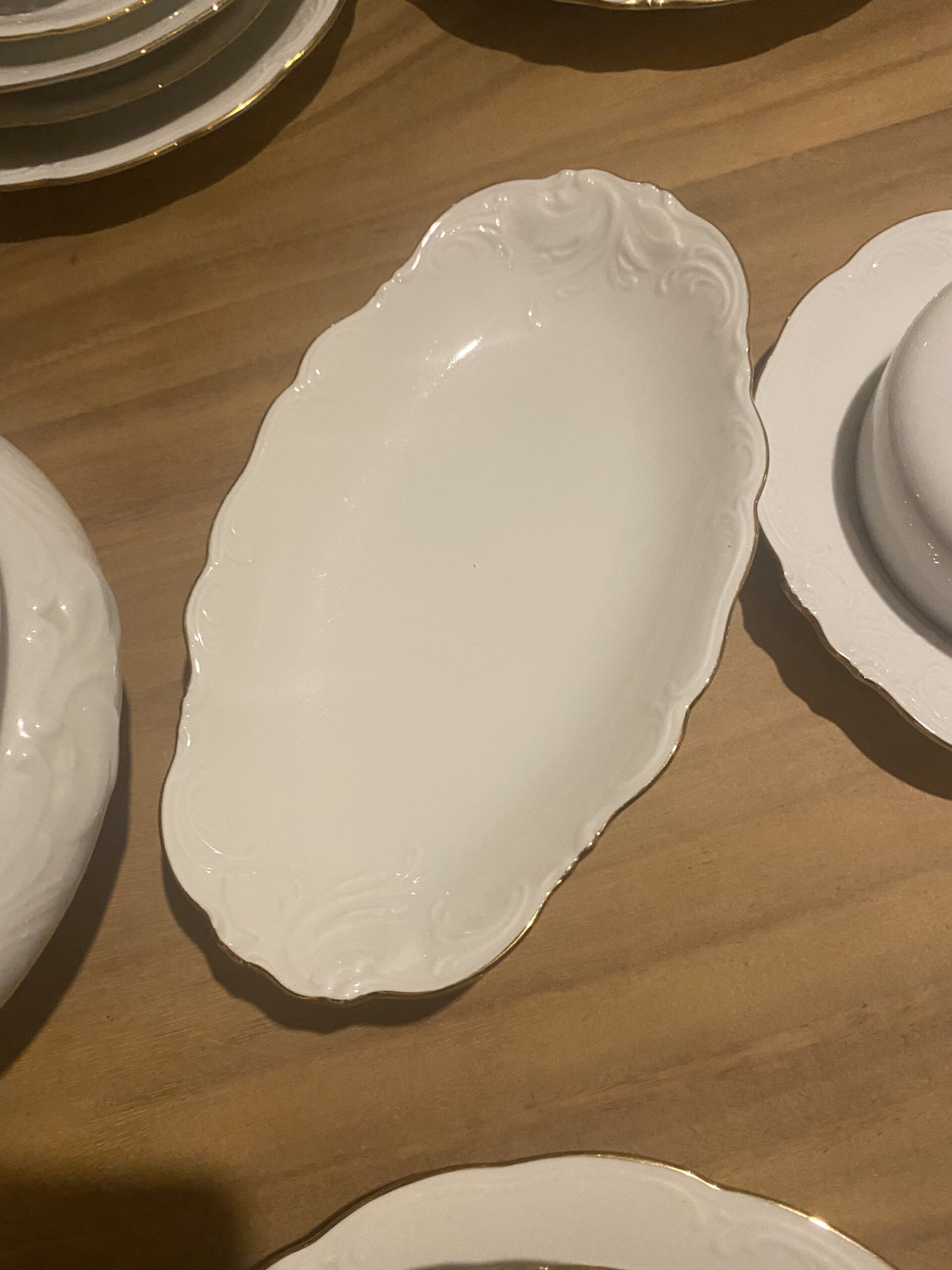 Wawel serviesset wit/goud voor 12 personen - Afbeelding 6