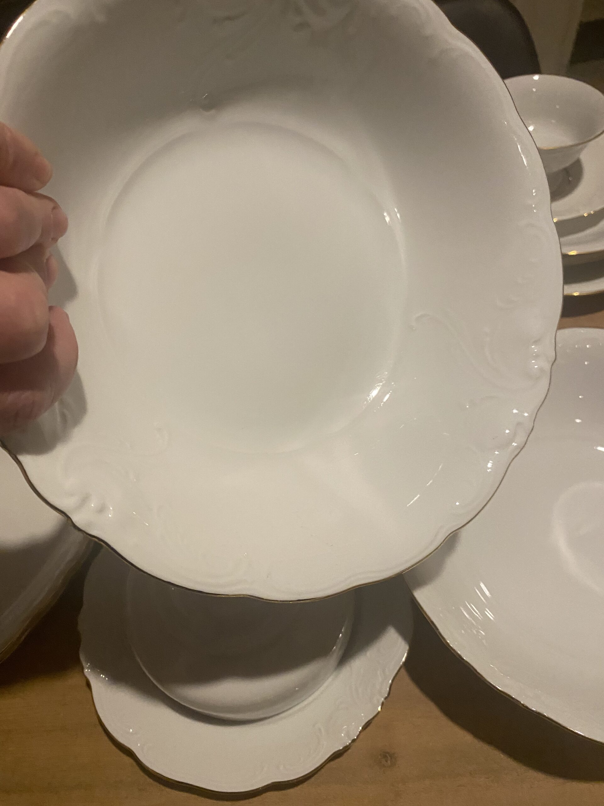 Wawel serviesset wit/goud voor 12 personen - Afbeelding 14