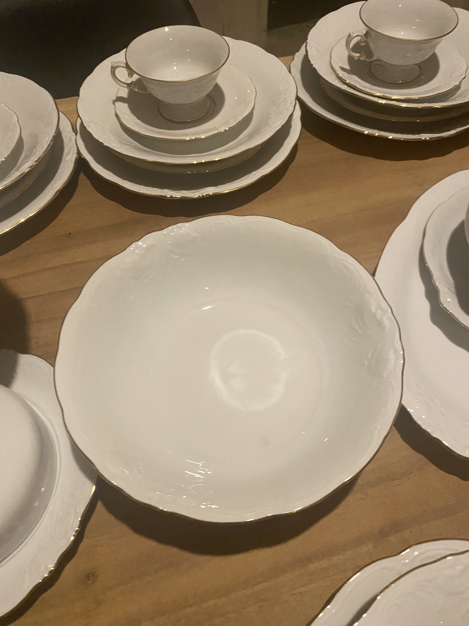 Wawel serviesset wit/goud voor 12 personen - Afbeelding 16