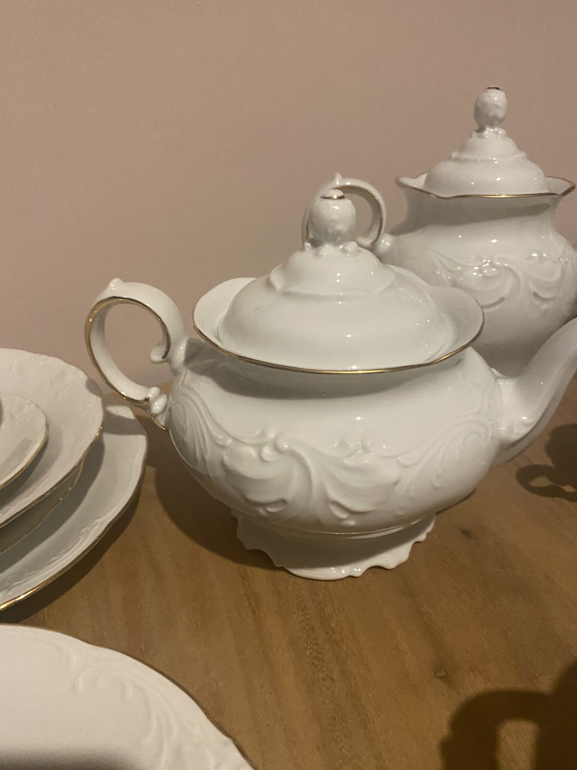 Wawel serviesset wit/goud voor 12 personen - Afbeelding 19