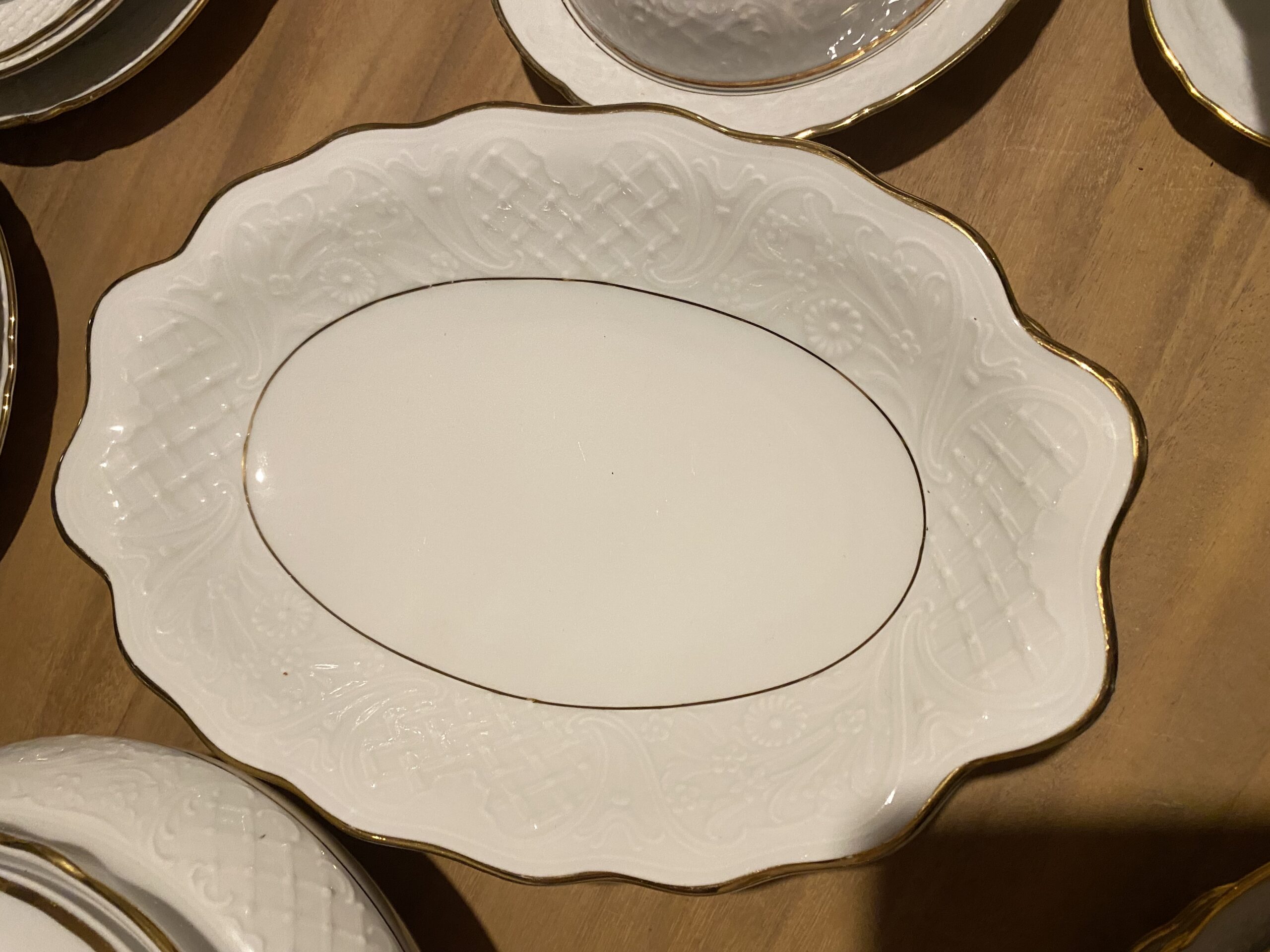 Wit servies met goud randje van Arzberg Schumann voor Tara - Afbeelding 13